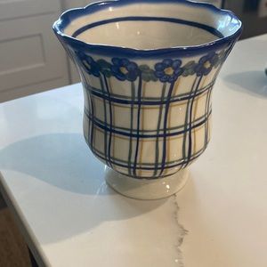 Polish pottery vase